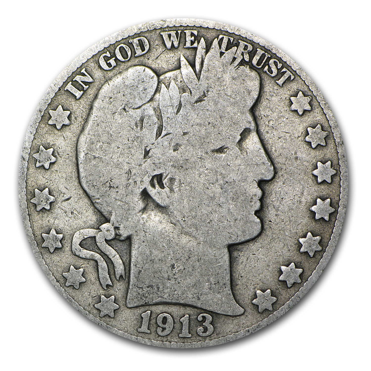 Buy 1913-S Barber Half Dollar Good