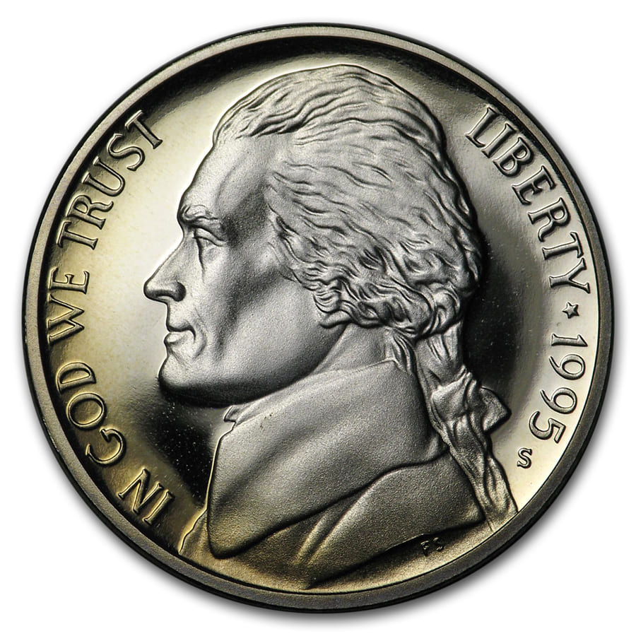 Buy 1995-S Jefferson Nickel Gem Proof