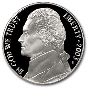 Buy 2003-S Jefferson Nickel Gem Proof