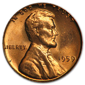 Buy 1959 Lincoln Cent BU (Red)