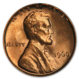 Buy 1960 Lincoln Cent Large Date BU (Red)