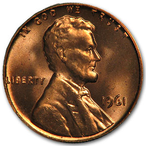 Buy 1961 Lincoln Cent BU (Red)