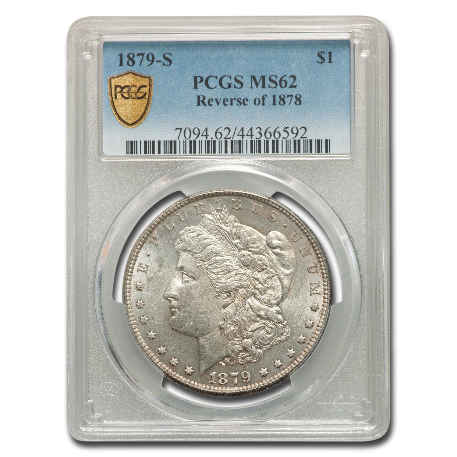 Buy 1879-S Morgan Dollar Rev of 78 MS-62 PCGS