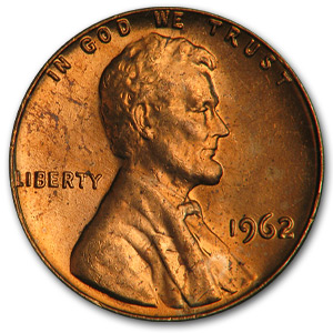 Buy 1962 Lincoln Cent BU (Red)