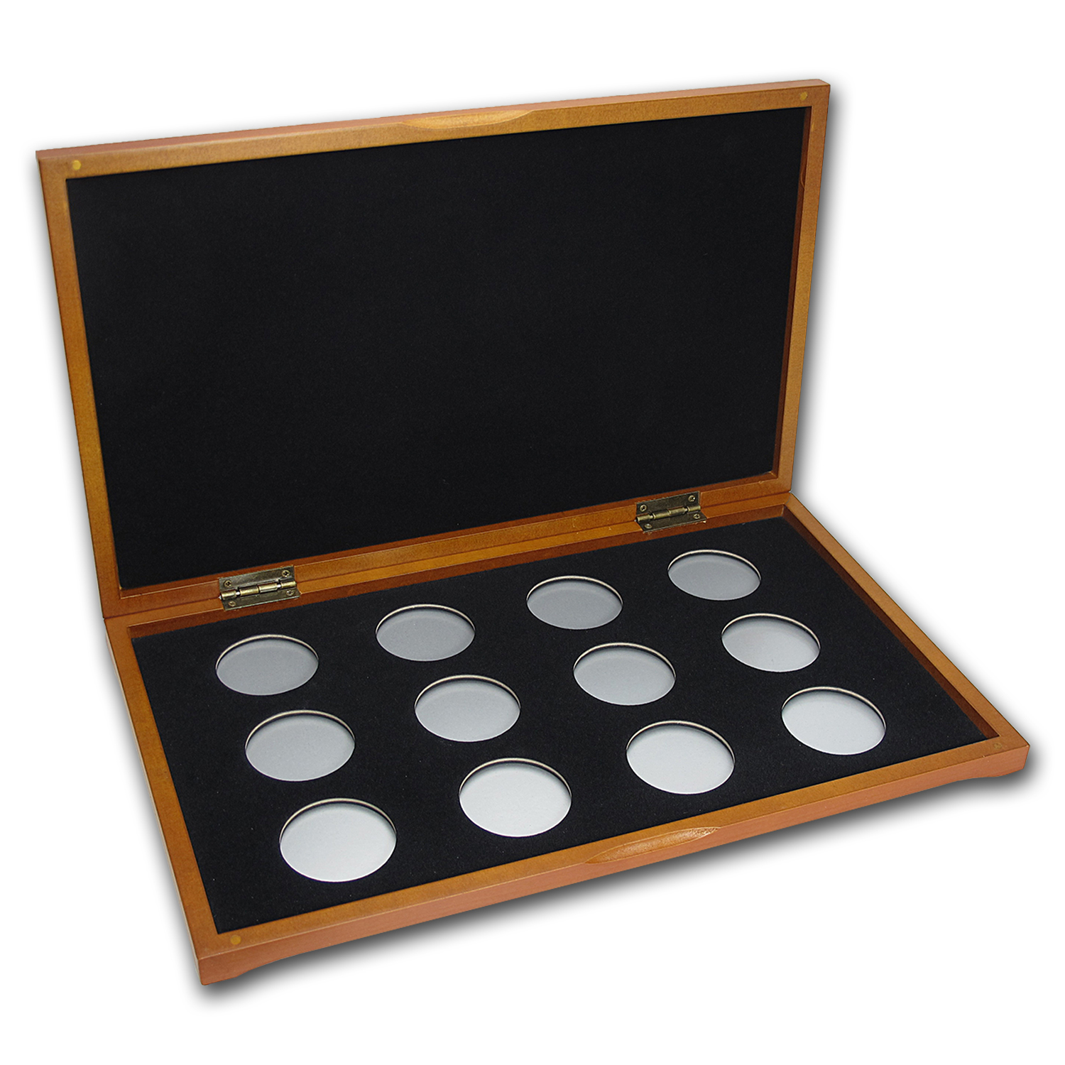 Buy Lunar Series I (1 oz Silver) 12 coin Wood Presentation Box - Click Image to Close