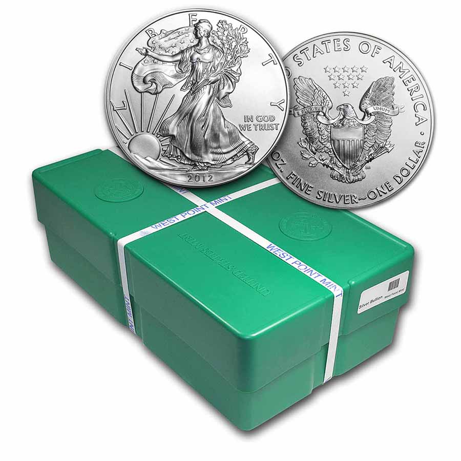Buy 2012 500-Coin Silver Eagle Monster Box (WP Mint, Sealed)