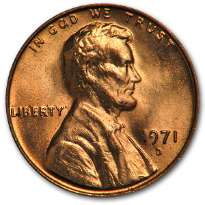 Buy 1971-D Lincoln Cent BU (Red)
