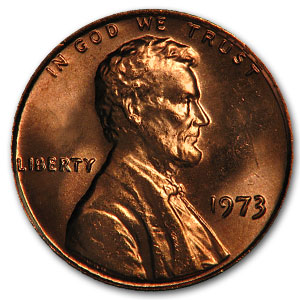 Buy 1973 Lincoln Cent BU (Red)