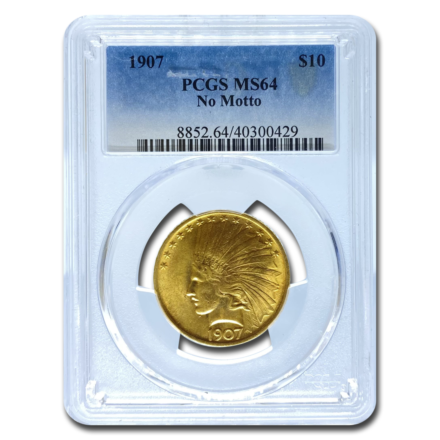 Buy 1907 $10 Indian Gold Eagle MS-64 PCGS - Click Image to Close