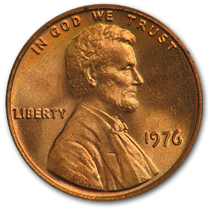 Buy 1976 Lincoln Cent BU (Red)