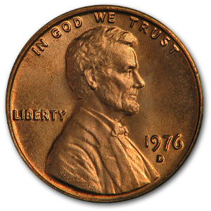 Buy 1976-D Lincoln Cent BU (Red)