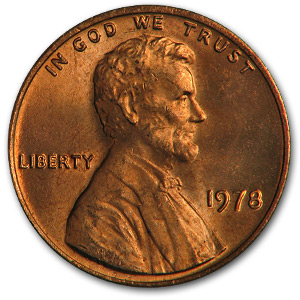 Buy 1978 Lincoln Cent BU (Red)