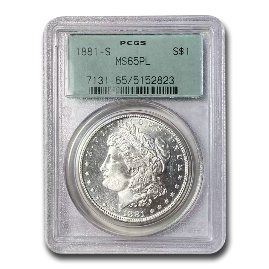 Buy 1881-S Morgan Dollar MS-65 PL Proof Like PCGS