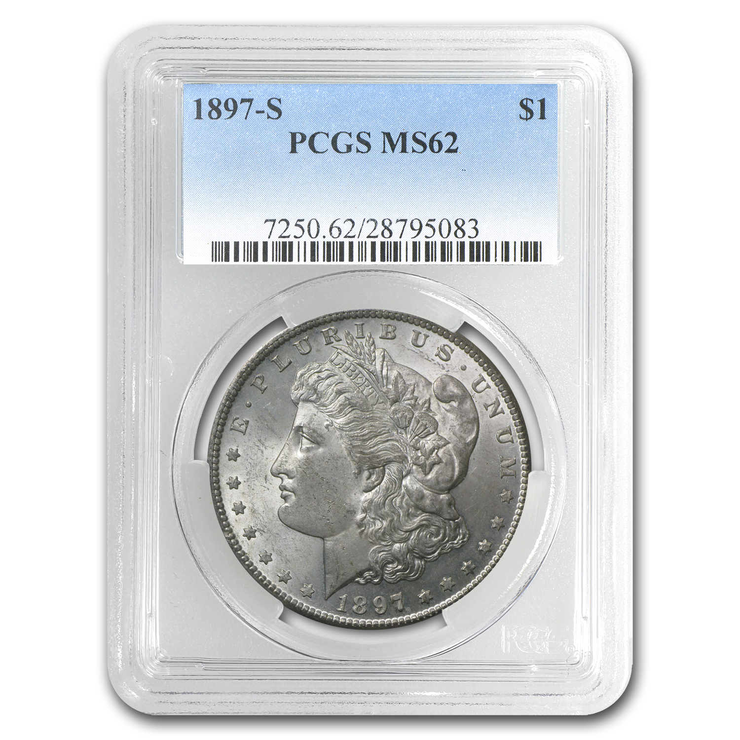 Buy 1897-S Morgan Dollar MS-62 PCGS