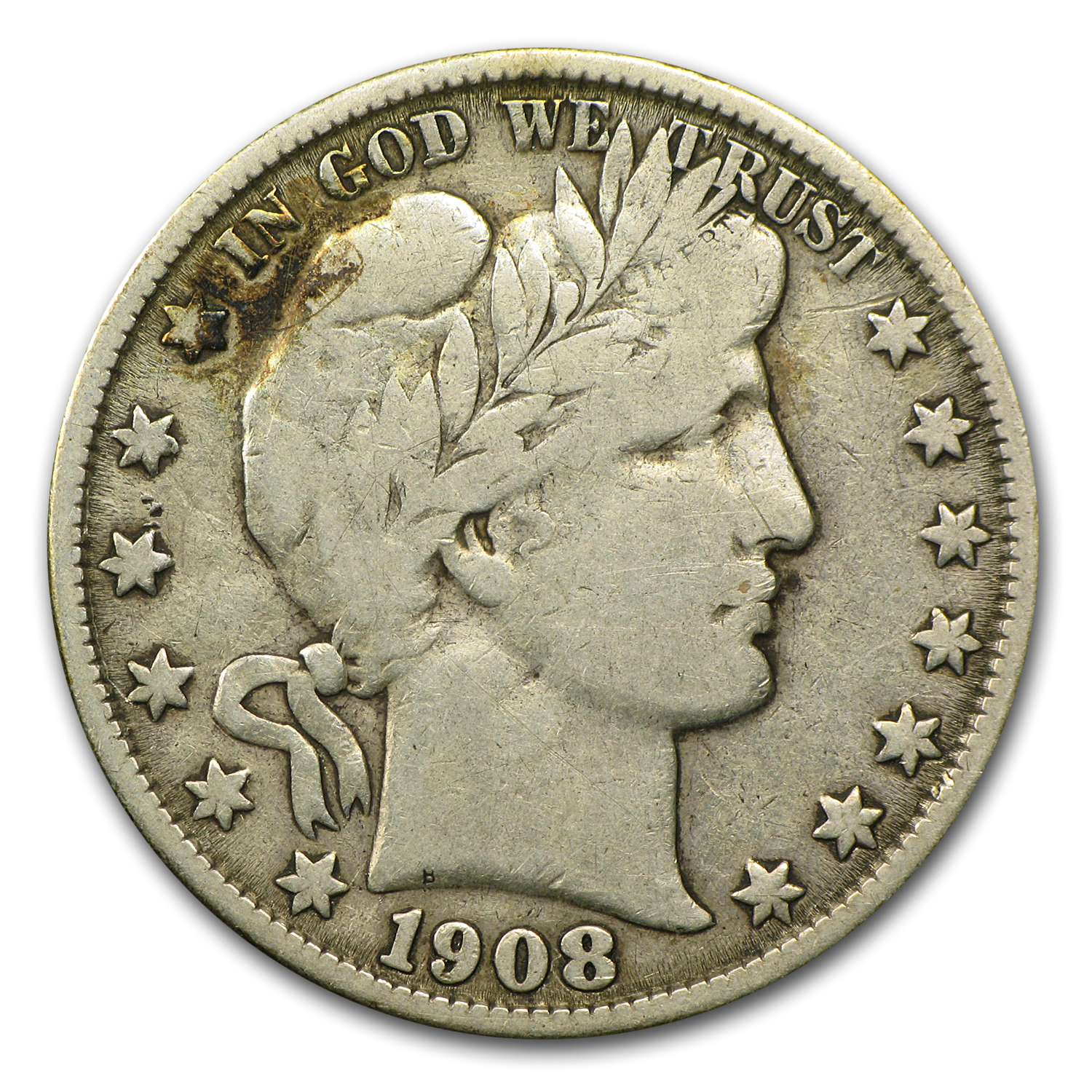 Buy 1908-O Barber Half Dollar Fine