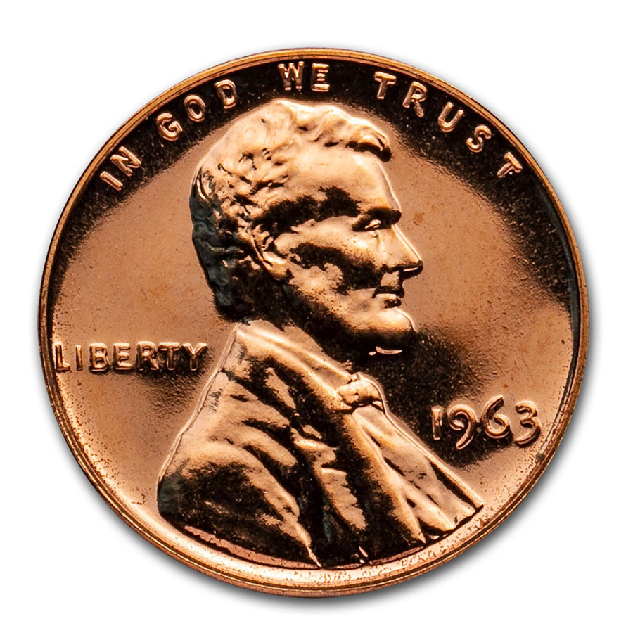 Buy 1963 Lincoln Cent Gem Proof (Red)