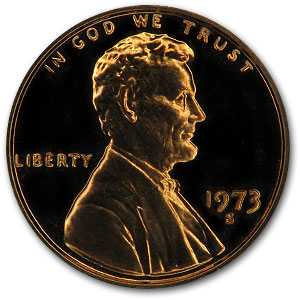Buy 1973-S Lincoln Cent Gem Proof (Red)