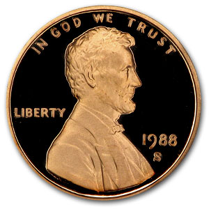 Buy 1988-S Lincoln Cent Gem Proof (Red)