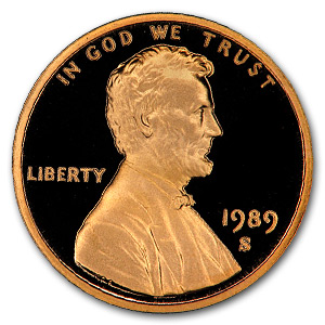 Buy 1989-S Lincoln Cent Gem Proof (Red)