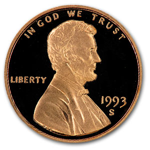 Buy 1993-S Lincoln Cent Gem Proof (Red)