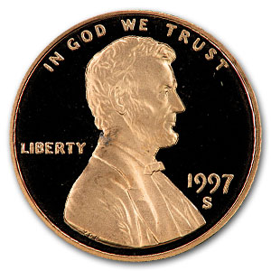 Buy 1997-S Lincoln Cent Gem Proof (Red)