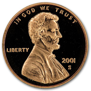 Buy 2001-S Lincoln Cent Gem Proof (Red)