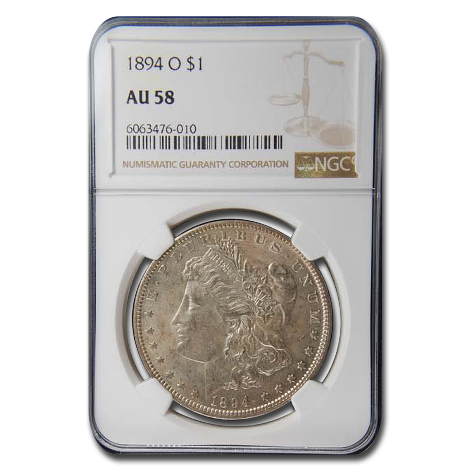 Buy 1894-O Morgan Dollar AU-58 NGC