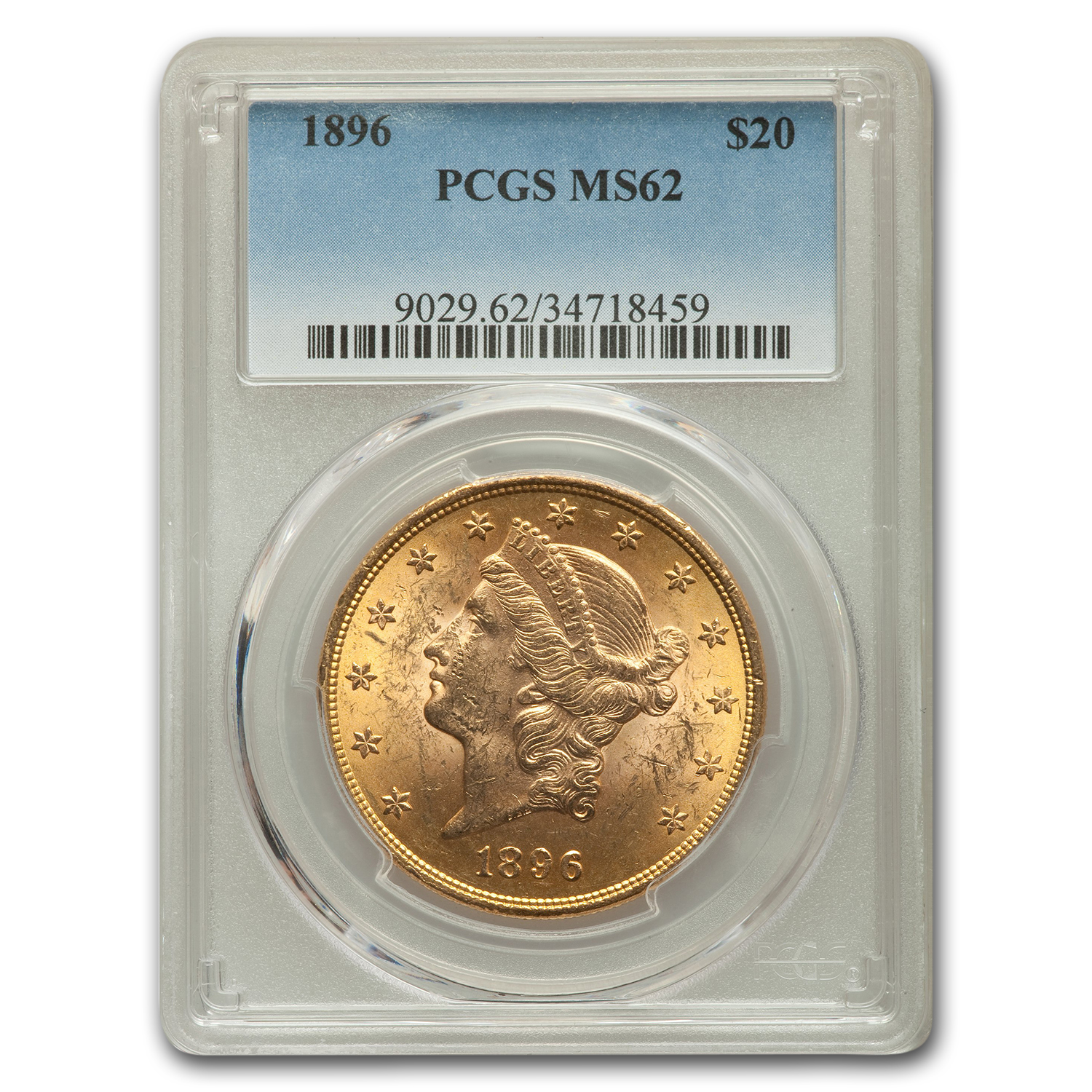 Buy 1896 $20 Liberty Gold Double Eagle MS-62 PCGS