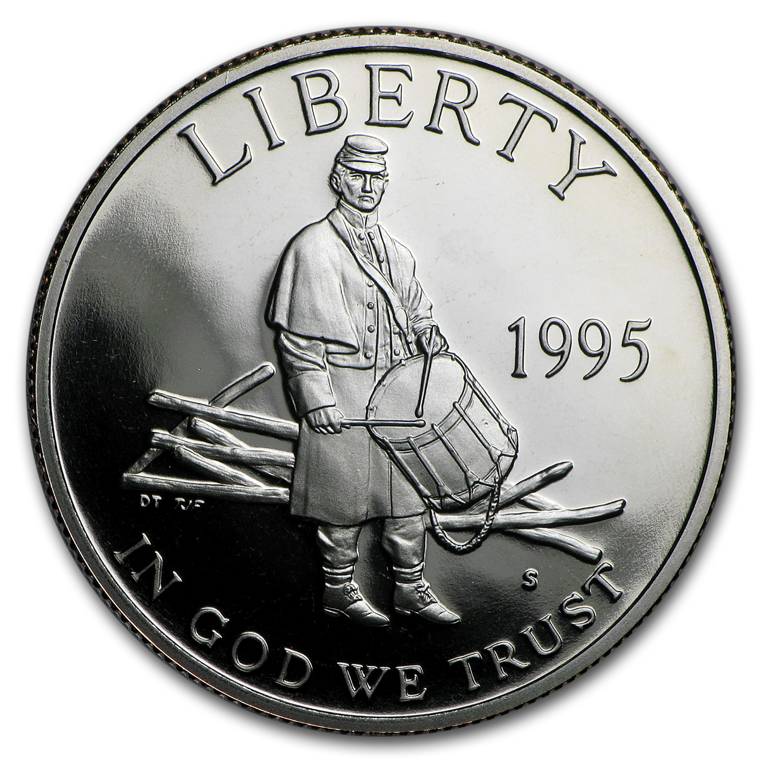 Buy 1995-S Civil War 1/2 Dollar Clad Commem Proof (w/Box & COA)