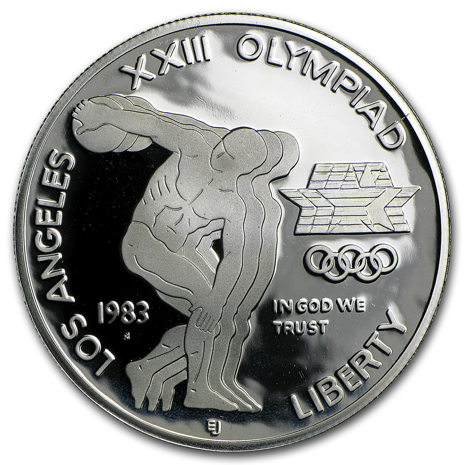 Buy 1983-S Olympic $1 Silver Commem Proof (w/Box & COA)