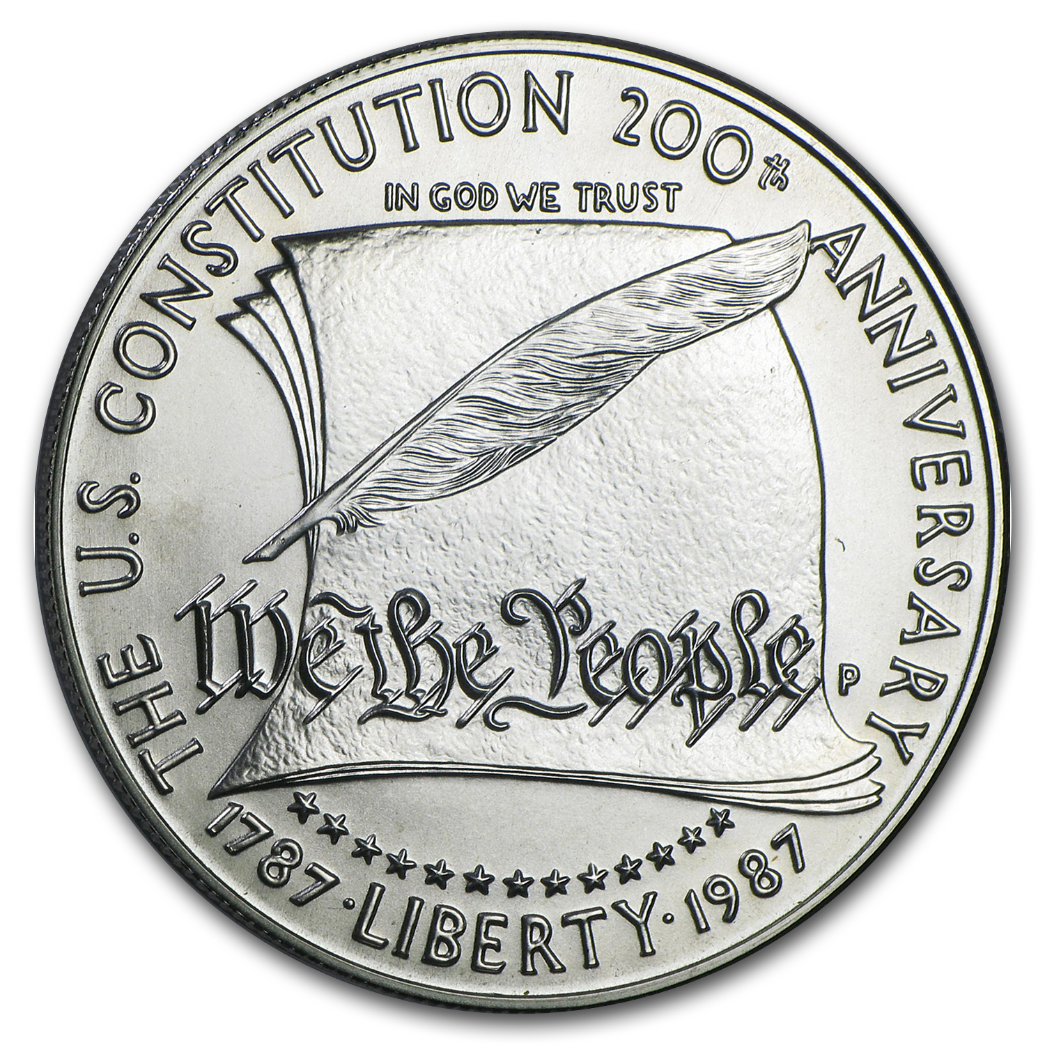 Buy 1987-S Constitution $1 Silver Commem Proof (w/Box & COA)