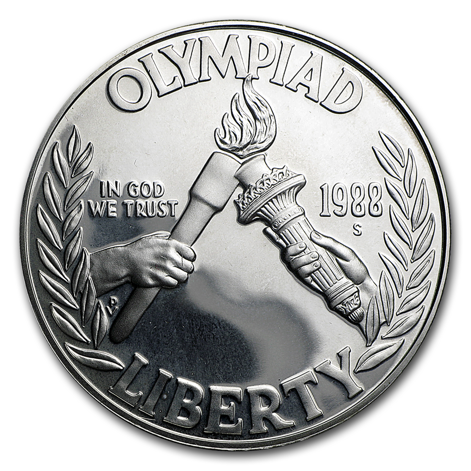 Buy 1988-S Olympic $1 Silver Commem Proof (w/Box & COA)