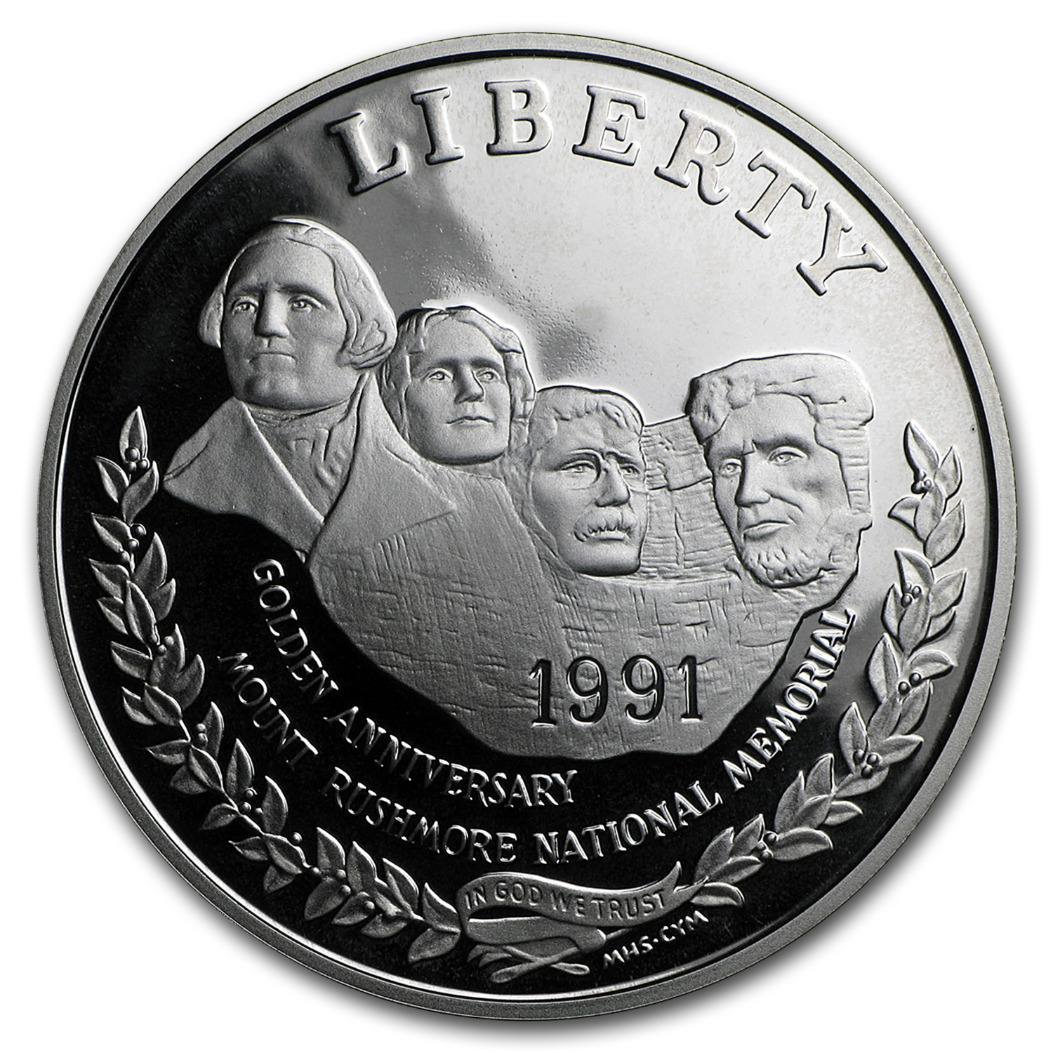 Buy 1991-S Mount Rushmore $1 Silver Commem Proof (w/Box & COA)