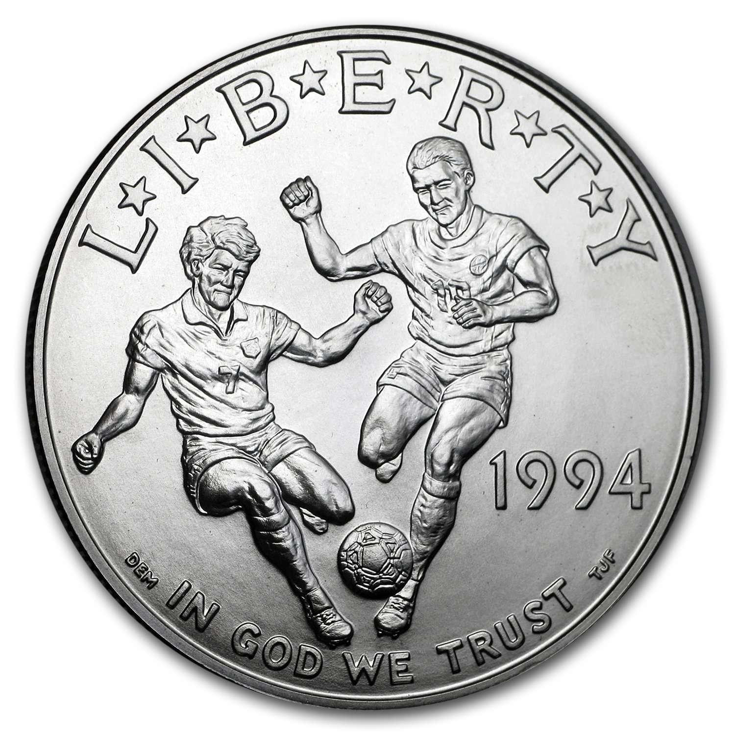 Buy 1994-D World Cup $1 Silver Commem BU (w/Box & COA)