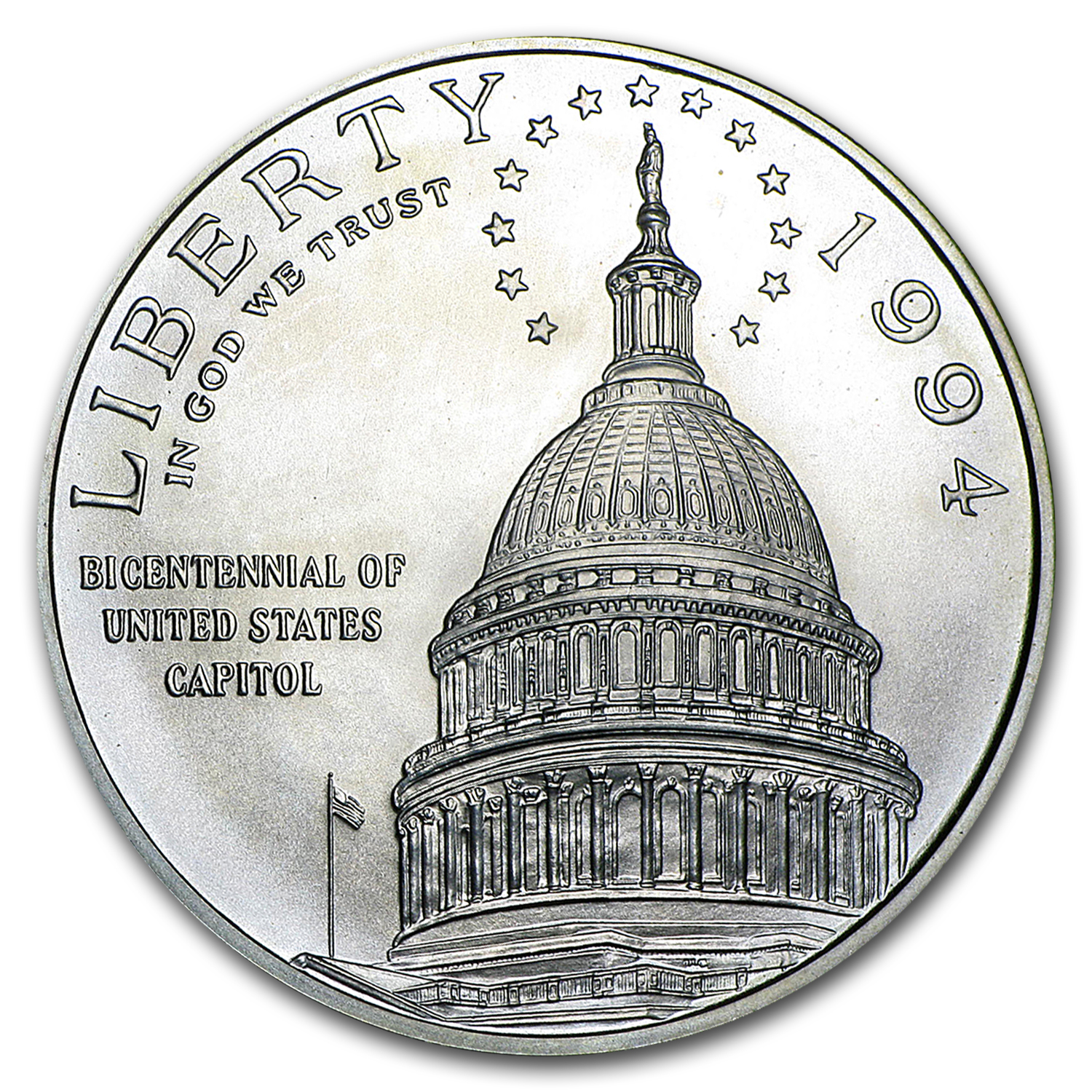 Buy 1994-D Capitol $1 Silver Commem BU (w/Box & COA)