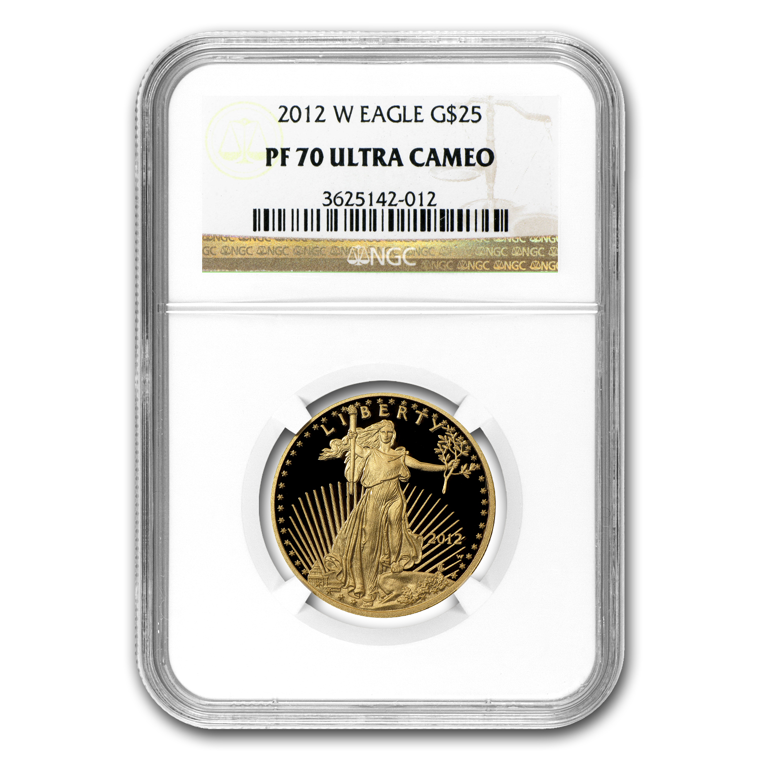 Buy 2012-W 1/2 oz Proof American Gold Eagle PF-70 NGC