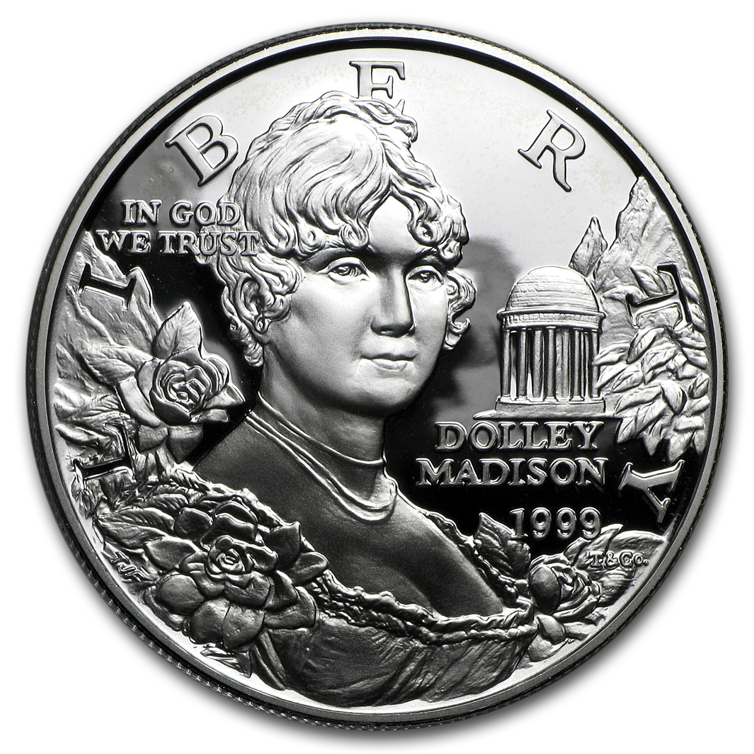 Buy 1999-P Dolley Madison $1 Silver Commem Proof (w/Box & COA)