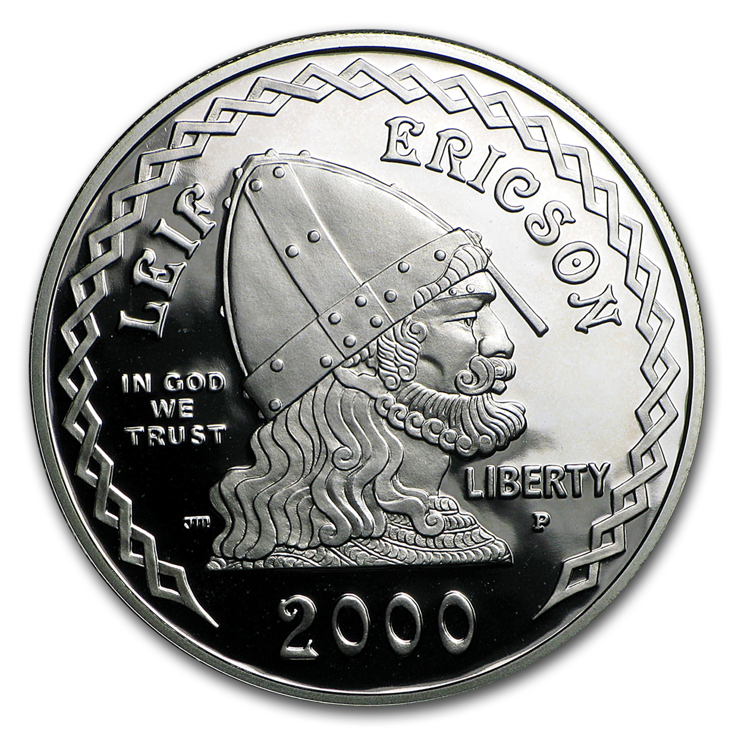 Buy 2000-P Leif Ericson $1 Silver Commem Proof (w/Box & COA)