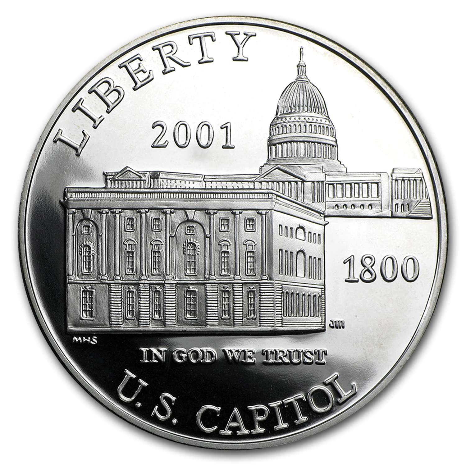 Buy 2001-P Capitol Vis Ctr $1 Ag Commem Pf w/Box COA