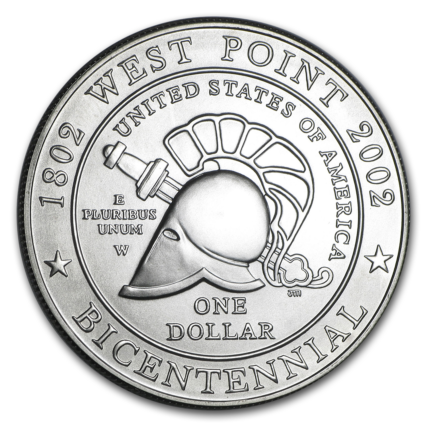 Buy 2002-W West Point Bicentennial $1 Silver Commem BU (w/Box & COA)