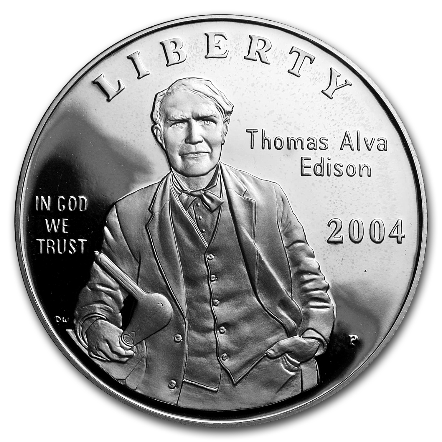 Buy 2004-P Thomas Edison $1 Silver Commem Proof (w/Box & COA)