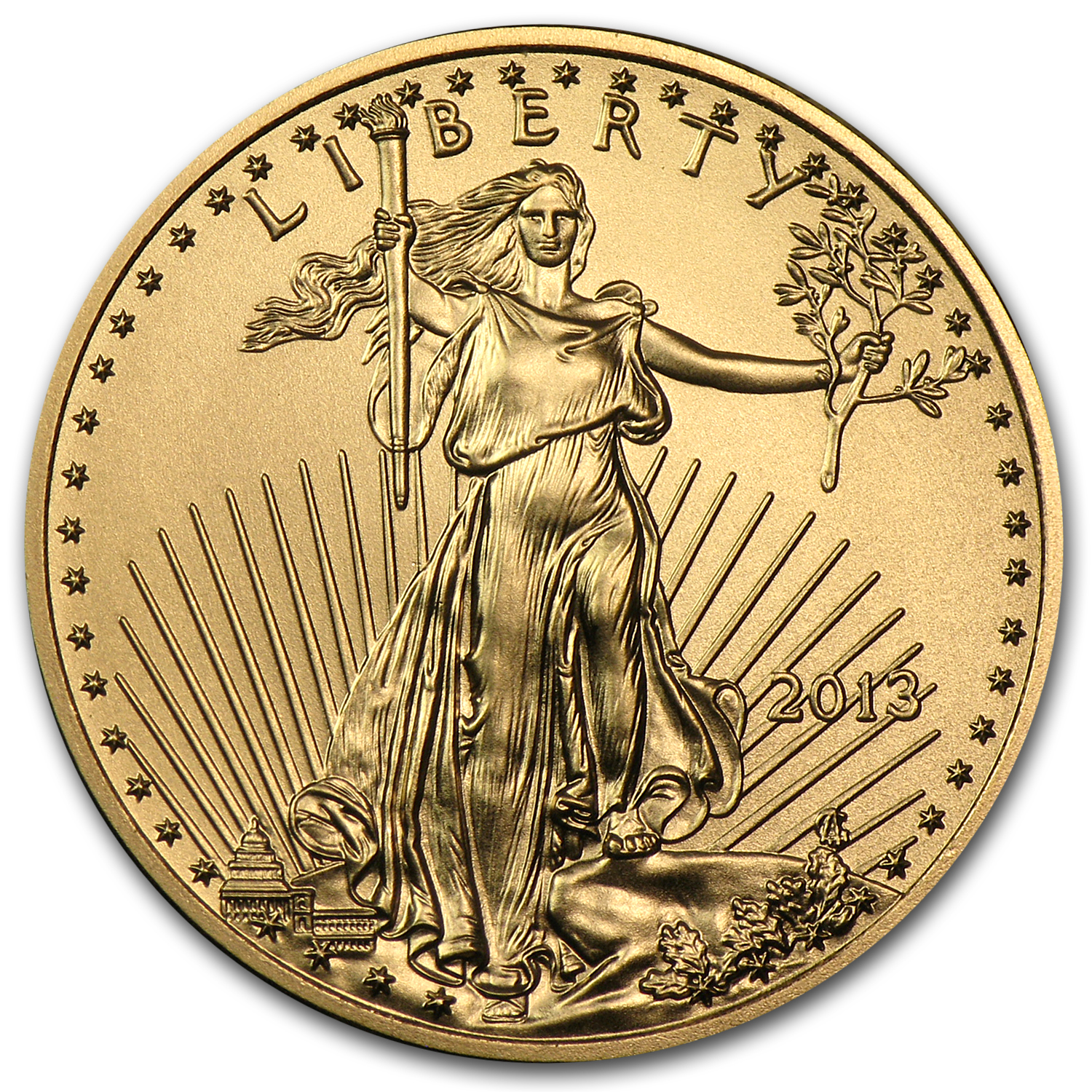Buy 2013 1/4 oz American Gold Eagle BU