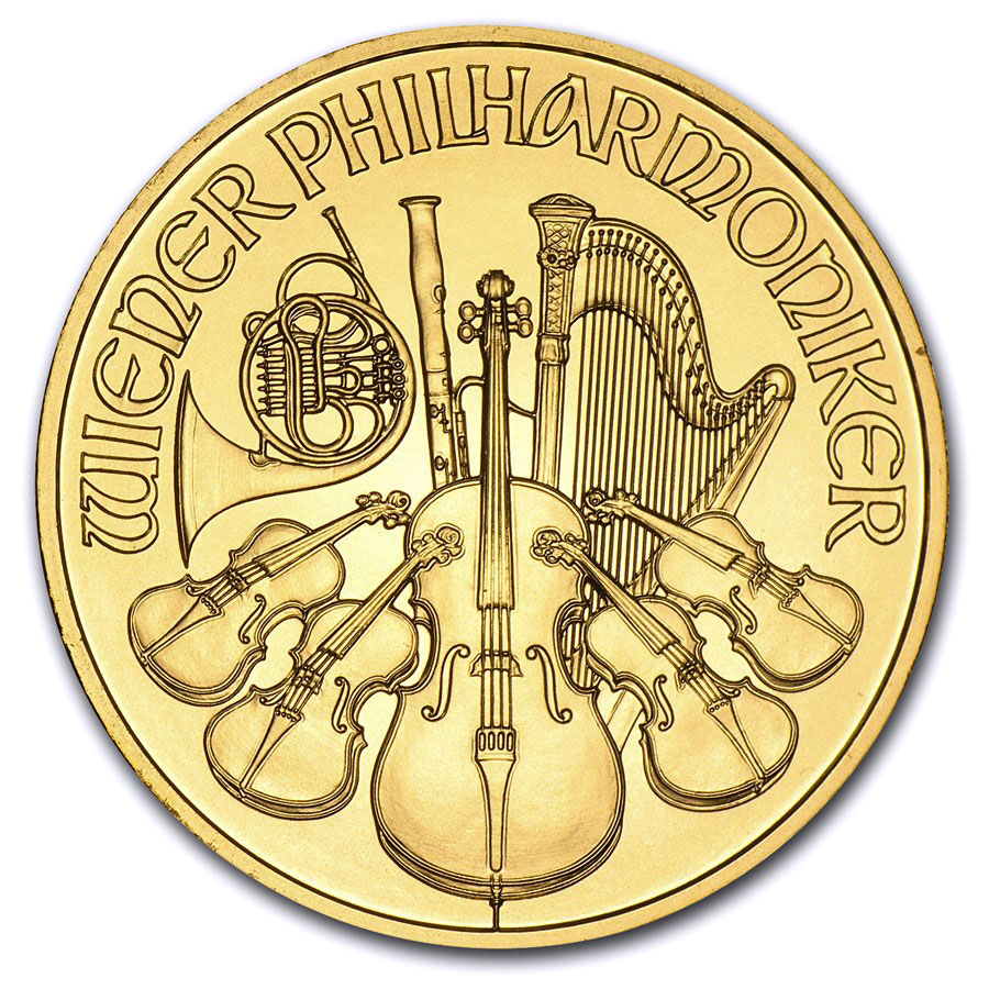Buy 2013 Austria 1 oz Gold Philharmonic BU - Click Image to Close