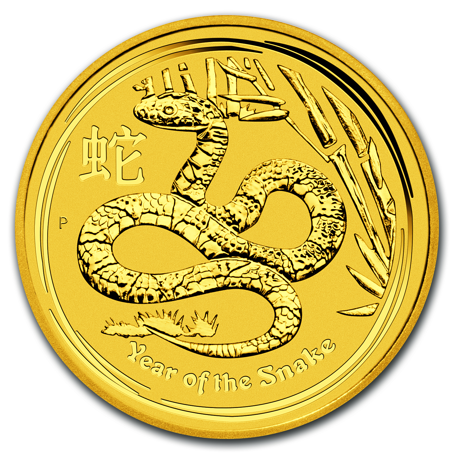 Buy 2013 Australia 1/4 oz Gold Lunar Snake BU (Series II) - Click Image to Close