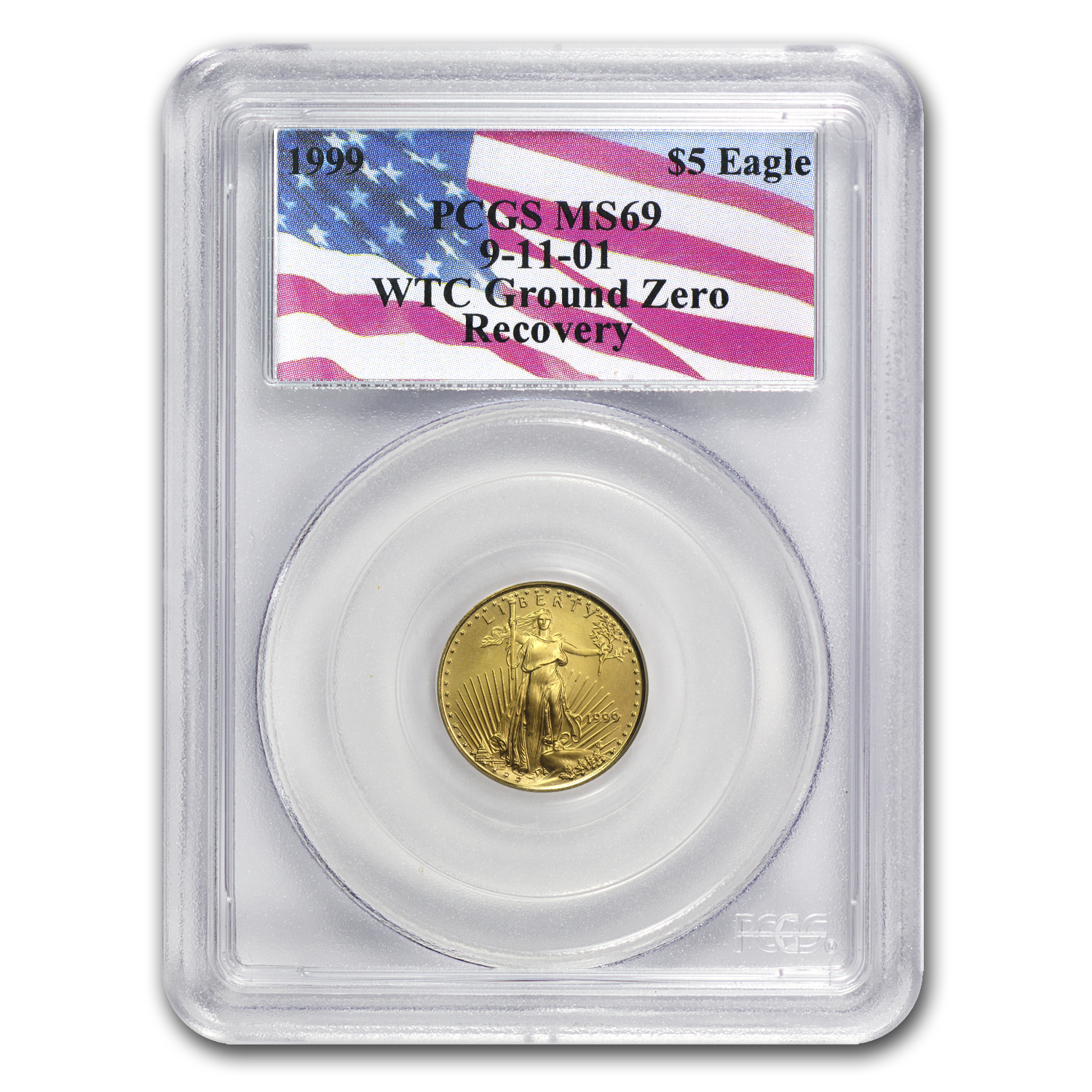 Buy 1999 1/10 oz American Gold Eagle MS-69 PCGS WTC