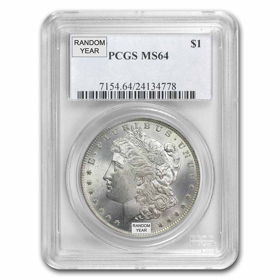 Buy MS-64 Encapsulated 1878-1904 Morgan Dollars