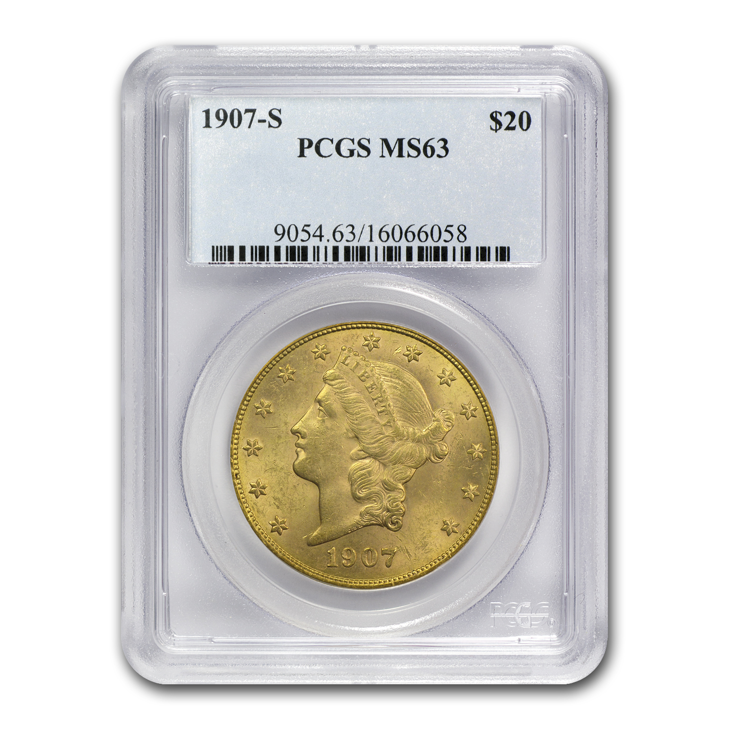 Buy 1907-S $20 Liberty Gold Double Eagle MS-63 PCGS