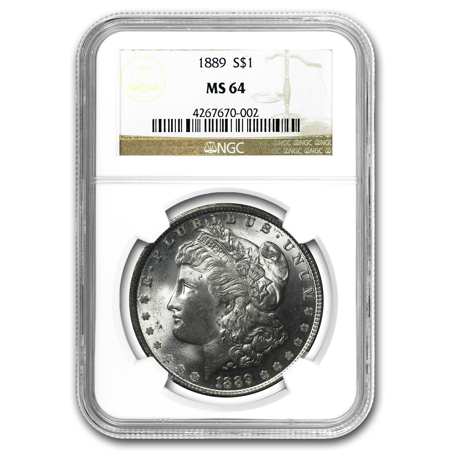 Buy 1889 Morgan Dollar MS-64 NGC