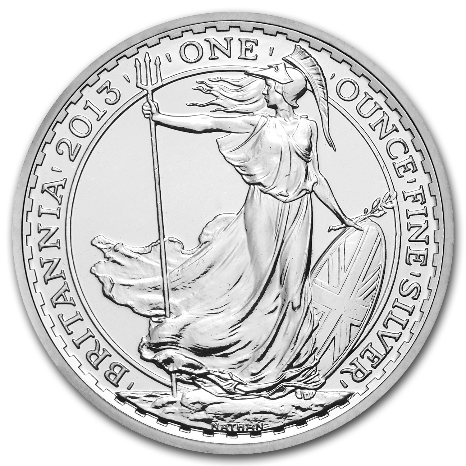 Buy 2013 Great Britain 1 oz Silver Britannia BU - Click Image to Close