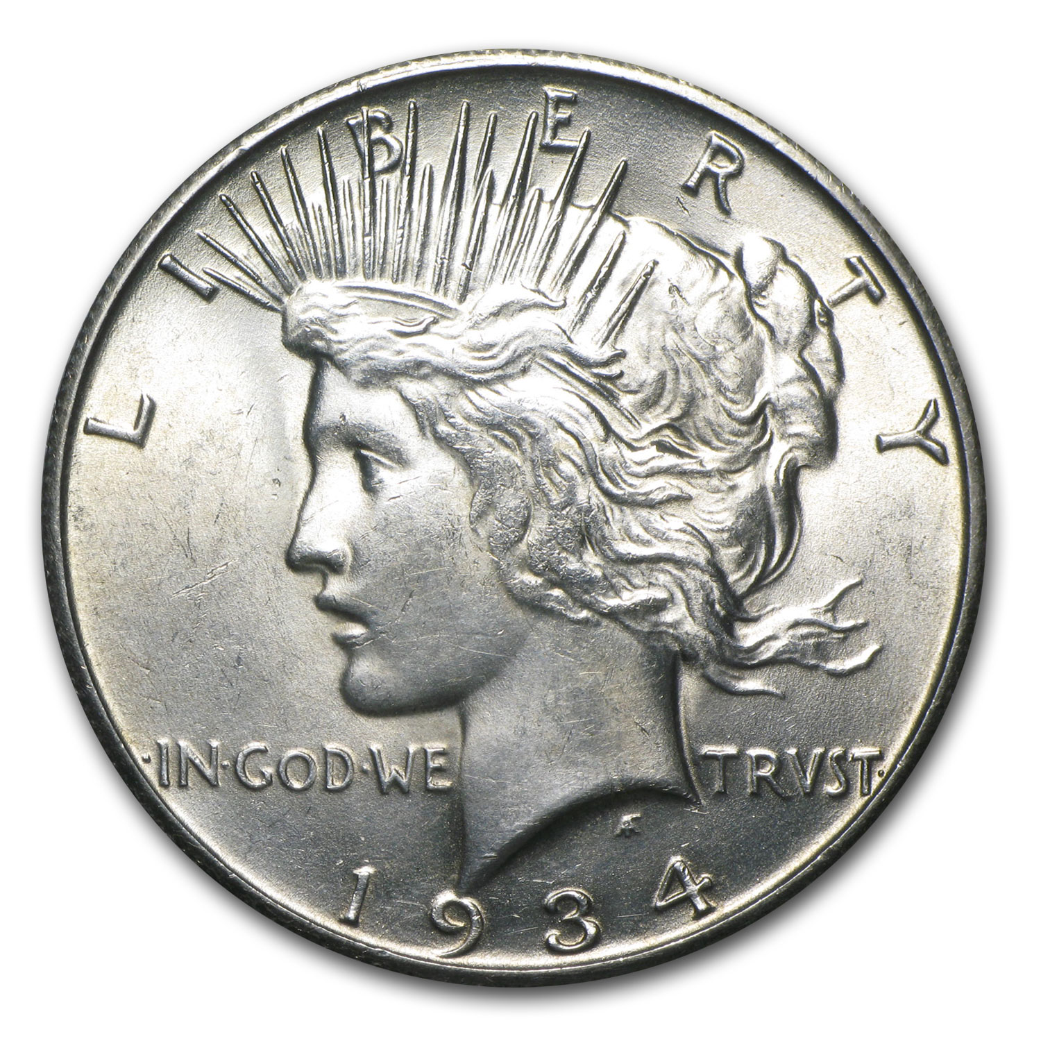 Buy 1934-S Peace Dollar BU